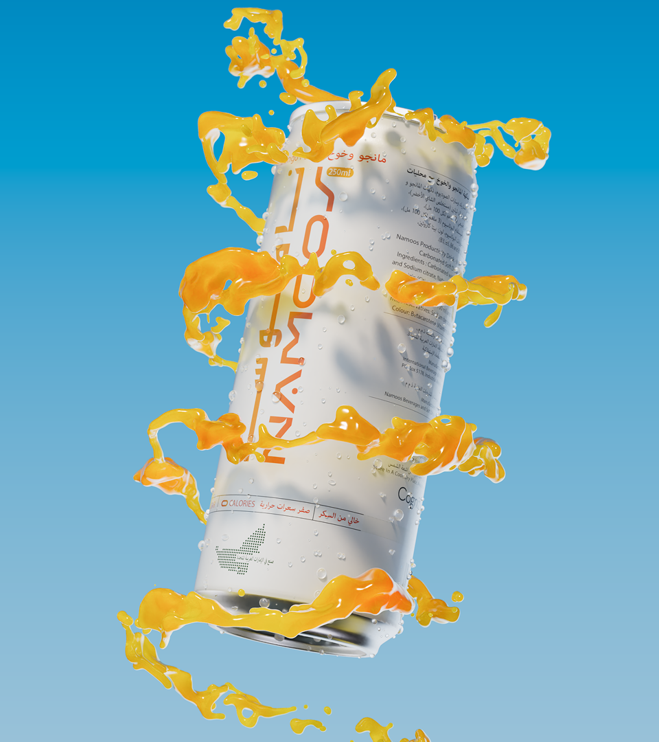 NAMOOS Drink Can Splash